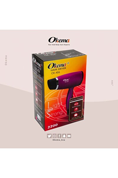 Okema Hair Dryer OK-406 Ionic Technology