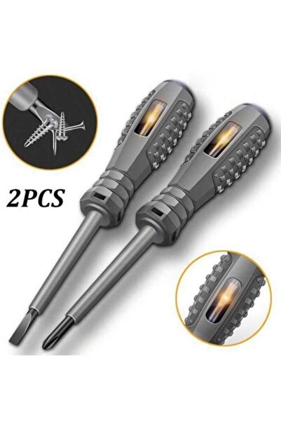 VEYA 2pcs/set Multifunctional Screwdriver Tester Voltage Tester Screwdrivers Power Detector Screwdriver