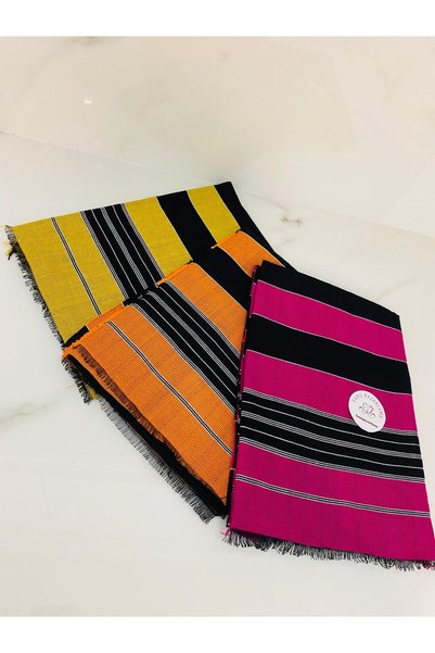 FAMU PAZARLAMA Local Peştemal 3 Pieces Pink&Orange&Yellow