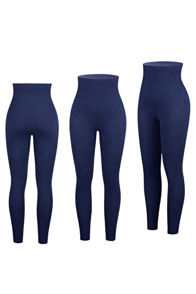 VEYA Dark Blue High Waist Sport Leggings Women's Slim Fit Sportswear