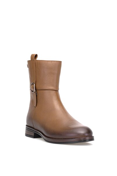 Venüs 2552701K Women's Genuine Leather Classic Boots Brown