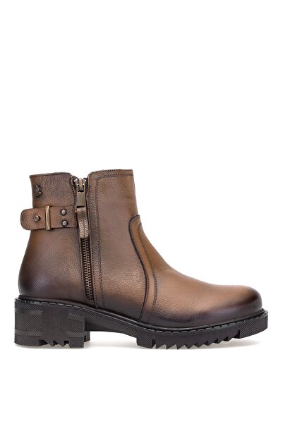 Venüs 1950807K Women's Genuine Leather Classic Boots Brown