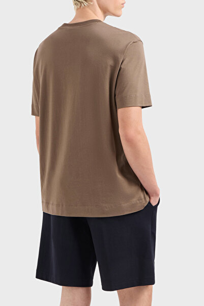 Emporio Armani Μπλουζάκι από 100% βαμβάκι χαλαρή εφαρμογή με λαιμόκοψη Ανδρικό μπλουζάκι EM001068 A