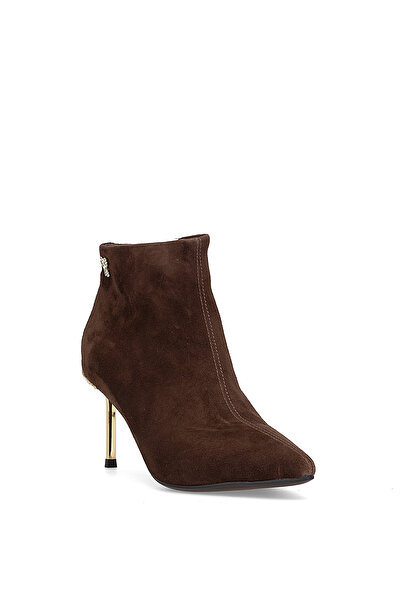 Guja 25K417 Women's Genuine Leather Heeled Boots Brown