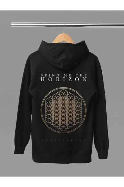 MAGORS BRING ME THE HORIZON Hanorac rock cu glugă, cu mânecă lungă, din bumba...