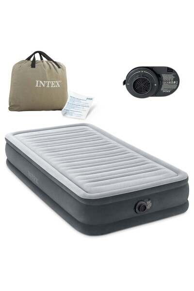 Other Materac dmuchany 191x99x33 cm z wbudowaną pompką elektryczną INTEX 67766ND
