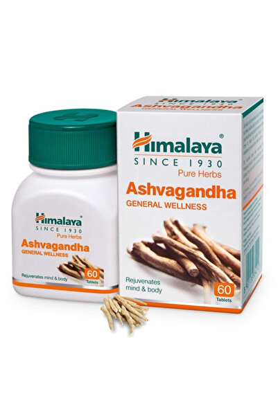 Himalaya أقراص أشفاغاندا 60 قطعة، علبة × 12