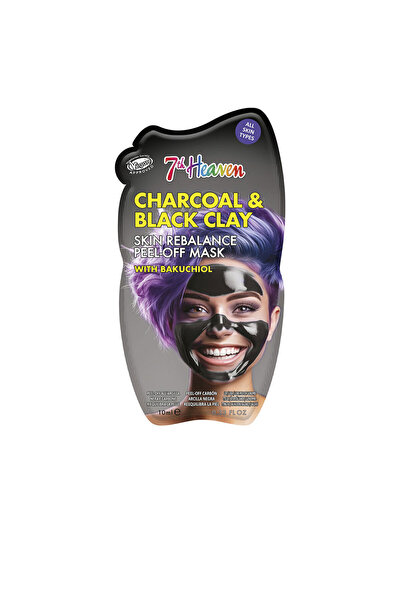 7th Heaven Peel-off Charcoal &amp Black Clay Kohle Und Schwarze Tonerde 10 ml