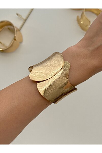 YOUES JEWELRY 316l Çelik Kalın Kelepçe Bileklik Kadın Bilezik