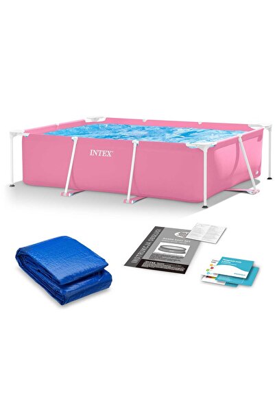 Other Piscină de grădină cu cadru 220 x 150 x 60 cm 2 în 1 INTEX 28266