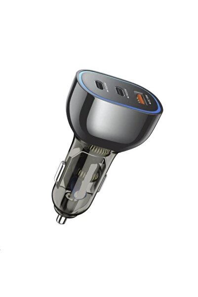 Başkenttekno 68W USB ve Type-C Girişli Çakmaklık Süper Hızlı Şarj Destekli Araç Şarj Aleti