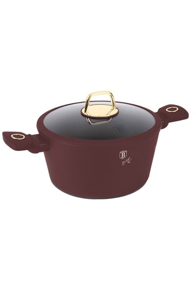 Berlinger Haus Hrniec s pokrievkou 24 cm, 4,1 litra Leonardo Collection BH 8041