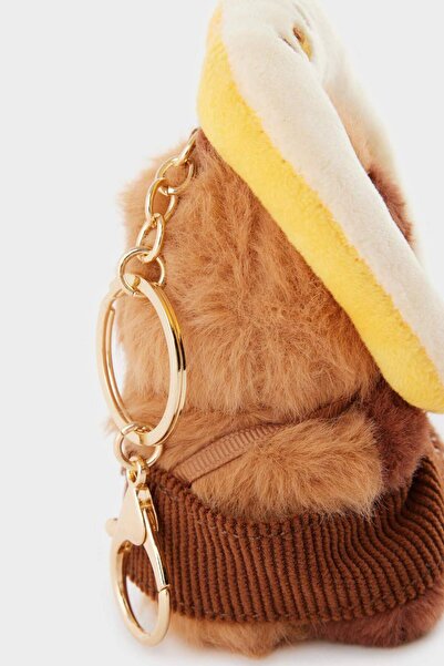 DeFacto Women's Squirrel Themed Charm Keychain F7831Axns