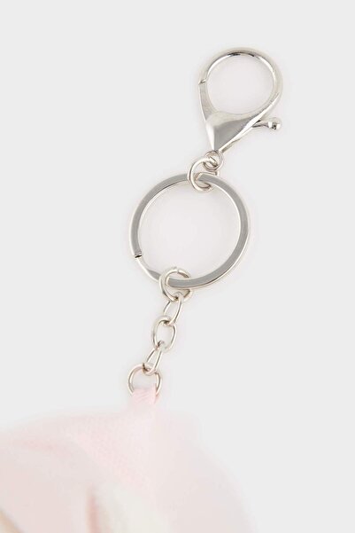 DeFacto Women's Teddy Bear Themed Charm Keychain F7834Axns