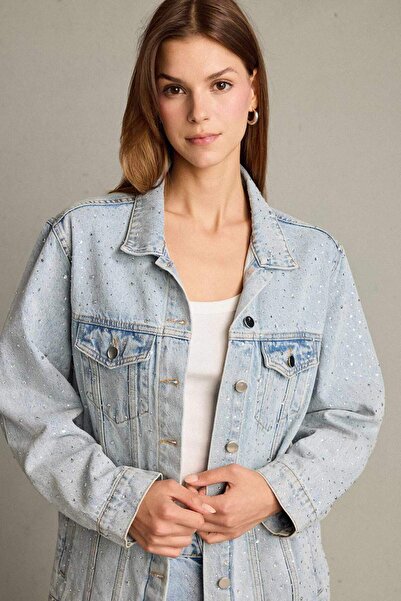 DeFacto Düğmeli Cepli Denim Ceket G3602AX25AU