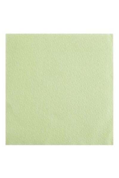 SHOPIENS Table Napkins with 1 Layer Mint Green Pastel 33 x 33 cm - 80 pcs