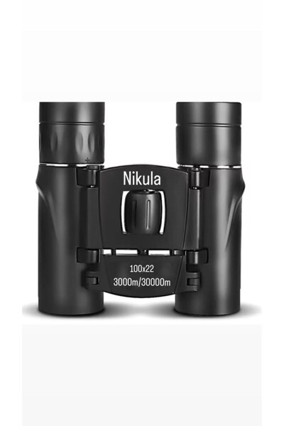Nikula 100x22 Profesyonel Mini Dürbün - Kauçuk Kaplama, Taşıma Kılıflı Kompakt Cep Modeli
