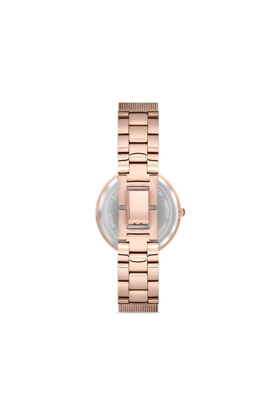 Tesbihane Ferro Rose Steel Mesh Band Women Wristwatch Waterproof Th-F21155C-C