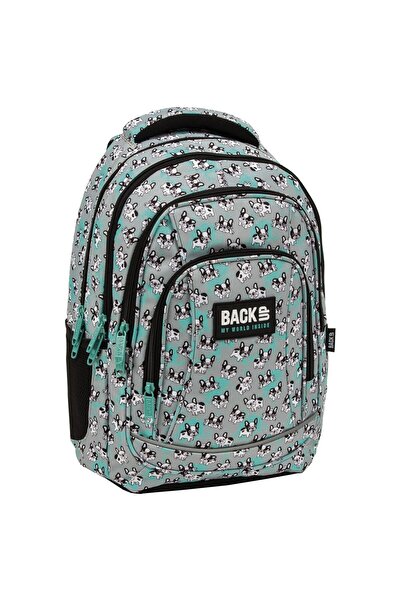 OEM Ergonomická detská školská taška BackUP, 4 priehradky, vzor šteniatka PLB5A08