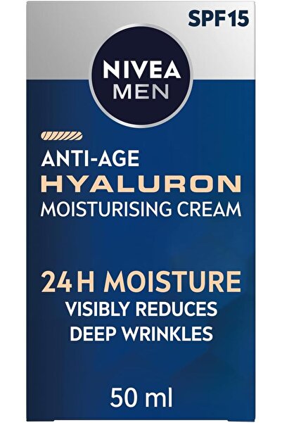 Nivea Men كريم مرطب مضاد للشيخوخة بعامل حماية من أشعة الشمس 15 (50 مل)