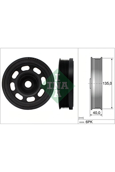 FAG Fulie Curea Arbore Cotit Audi A1/A3/Q2 Seat Arona/Ateca/Ibiza 5