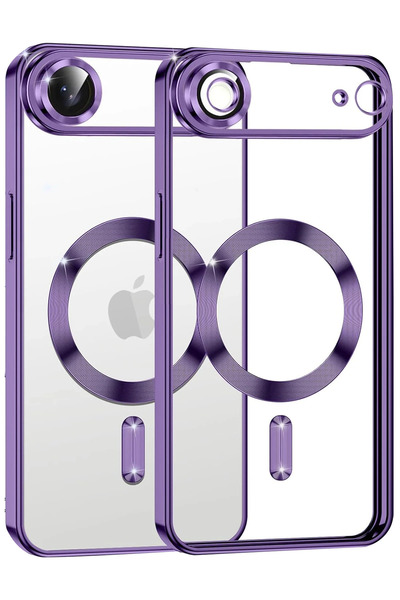 UnDePlus Apple iPhone 17 Air için Magsafe ile uyumlu Kılıf Kamera Lensli Koru...