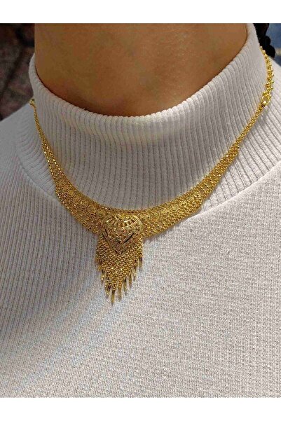 nasipkuyumcu 14 AYAR ÖZEL TASARIM HİNT KOLYE SET00203