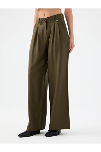 Loft Women's Canvas Pants Lf2041261 Khaki