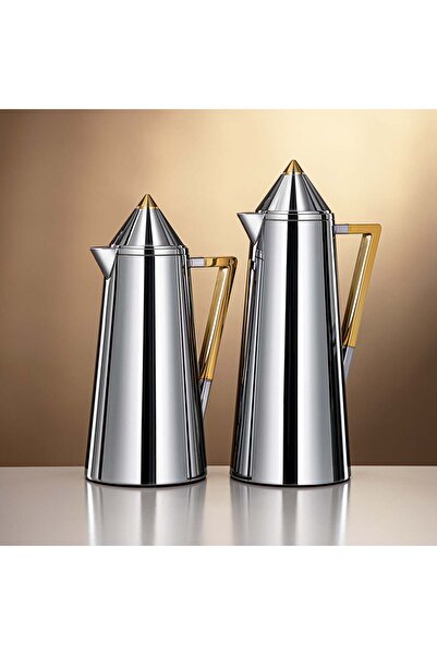 Radin قارورة مفرغة من الهواء من المرجان 0.7 لتر + 1.0 لتر فضي وذهبي (FG 818-0...