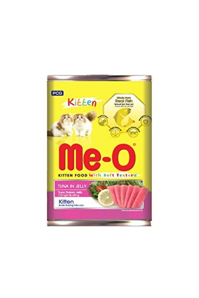 me-o طعام تونة رطب معلب بالهلام 400 جرام × 12