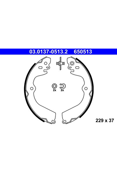 Ate Set Saboti Frana Nissan NV200 / Evalia Bus/NV200 Caroserie 2010-2013