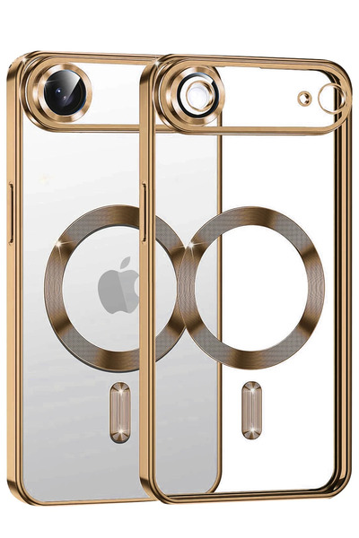 UnDePlus Apple iPhone 17 Air için Magsafe ile uyumlu Kılıf Kamera Lensli Koru...