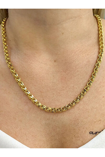 nasipkuyumcu 14 AYAR GUVERSE NO6 ZİNCİR ALTIN KOLYE XZNC00773