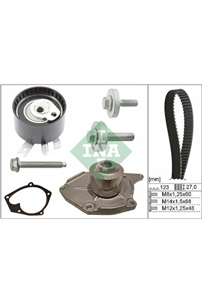 FAG Set Pompa Apa + Curea Dintata Mahindra Renault Verito Nissan Almera 2/Mic...