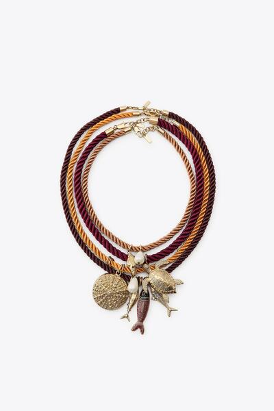 Trinidad ZRA Model Charm Detaylı Marin Yaz Kolleksiyonu Premium Kordon Çoklu ...