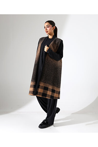 Fi'l Arz Fashion Women's Vest Three-Piece Plus Size Hijab Suit