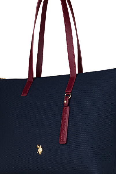 U.S. Polo Assn. Синьо-бордова жіноча сумка через плече Us26302 Ексклюзивно в Інтернеті