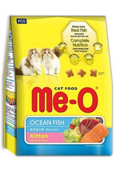 me-o طعام جاف للقطط الصغيرة بنكهة أسماك المحيط 400 جرام × 10
