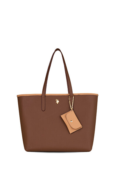U.S. Polo Assn. حقيبة كتف نسائية من A.Kahve-Latte طراز Us26300