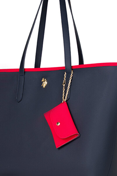 U.S. Polo Assn. Navy Blue-Red Women's Shoulder Bag Us26300 Online Exclusive