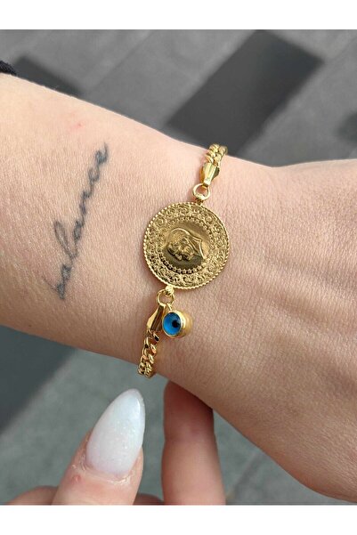 nasipkuyumcu 22&14 AYAR GURMET ZİNCİRLİ ÇEYREK ALTIN BİLEKLİK KNY02451