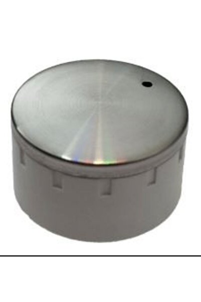 Termikel Ankastre Ocak Düğmesi, Beyaz İnox Kaplama 32536-W IX  uyumlu