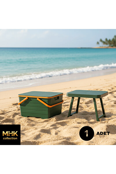 MHK Collection Çok Amaçlı Katlanır Kamp/Piknik Sepeti ve Masa Seti