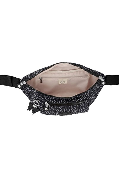 Caprice Collection Slim Bum Bag, Water-Resistant Waist Belt Bag with Multi-Pocket Organizer
