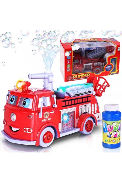 MalPlay Fire engine generating soap bubbles, for children, Malplay, with sound effects and lights