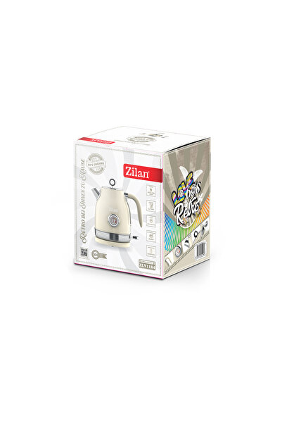 Generic Brand Fierbător Retro ZLN1184, 2200W, 1.7L, bază detașabilă la 360°, indicator luminos
