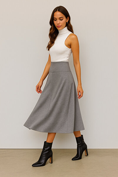 FV Салоніки Висока талія Клош Жіноча спідниця