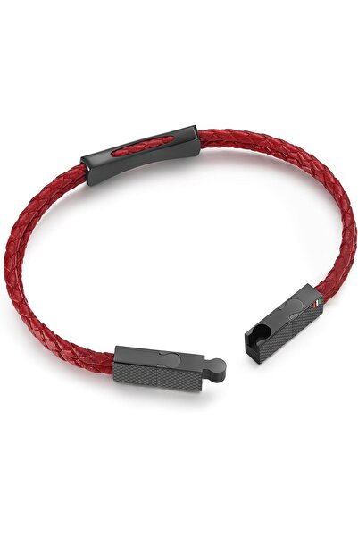 Ducati Corse Ducati Successo Red Bracelet For Men - DTAGB0000603, Medium