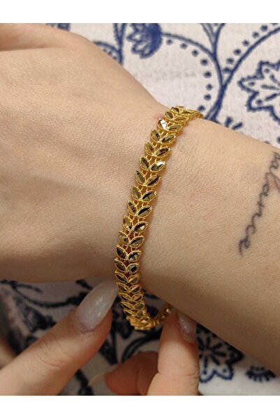 nasipkuyumcu 22 AYAR BAŞAK MODEL TARZ ALTIN BİLEKLİK KNY02472