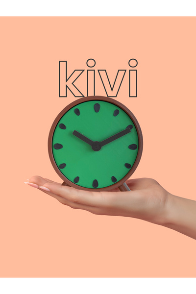 DECOROMA Meyve Temalı Renkli Masa Saati – Meyve Serisi Tasarım Koleksiyonu